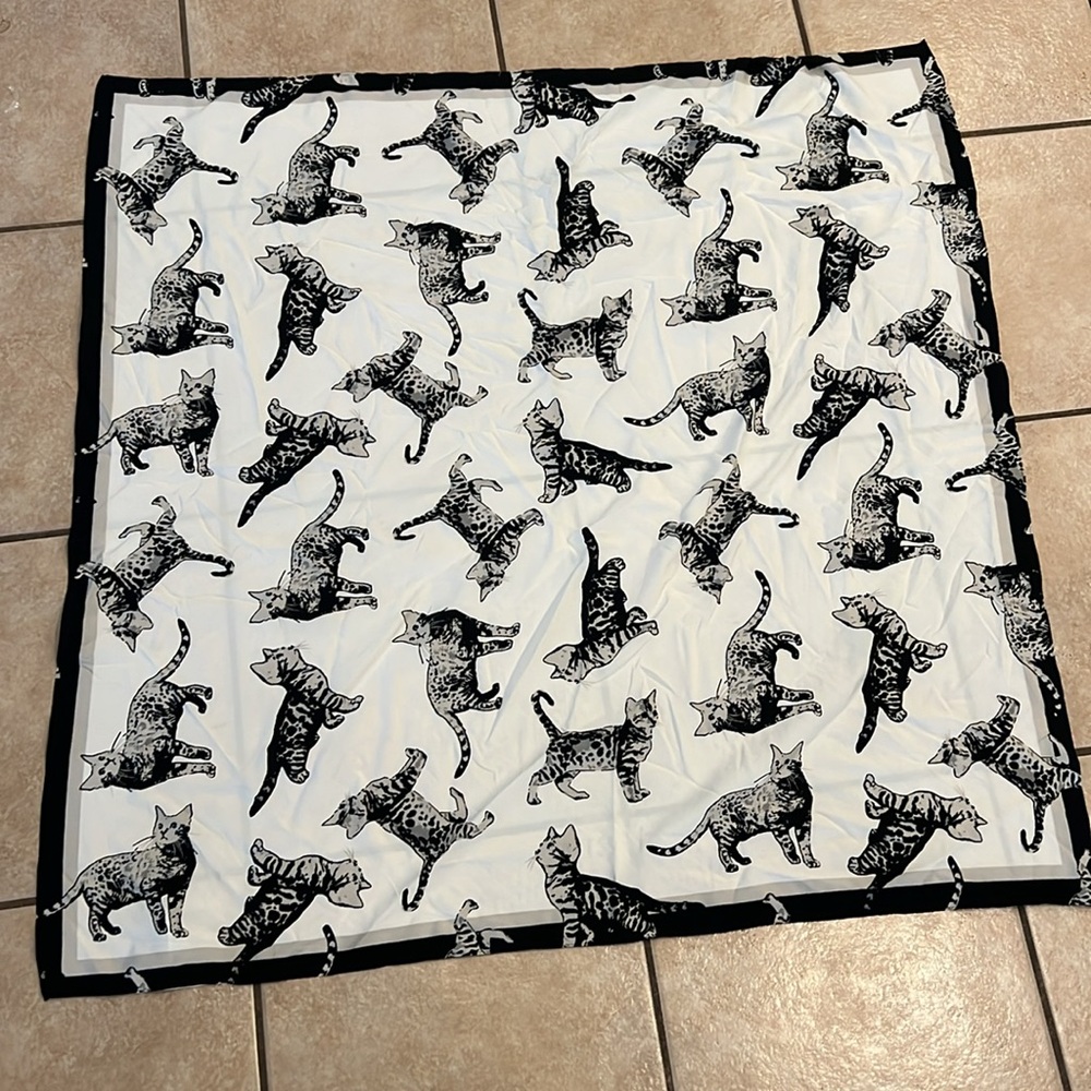 BCBGeneration Cat Print Scarf